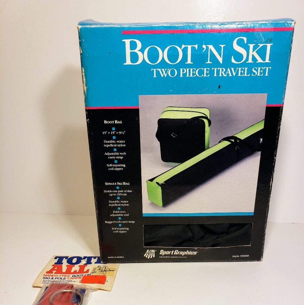 ski travel bags.   boot'n ski two piece travel set